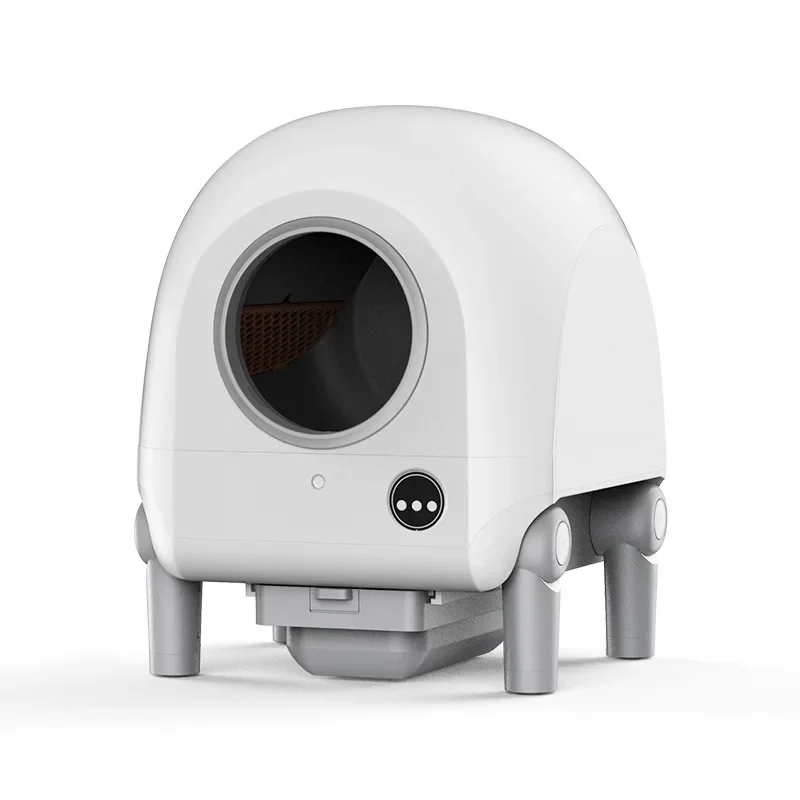 New design self-cleaning air circulation electric smart cat litter box Multi-pet App control automatic cat litter box