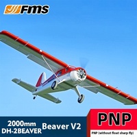 Fms2000mm Beaver V2 Upgraded Training Aircraft Rc Plane Assembled Fixed Wing Model Glider Large Scale Propeller Aircraft