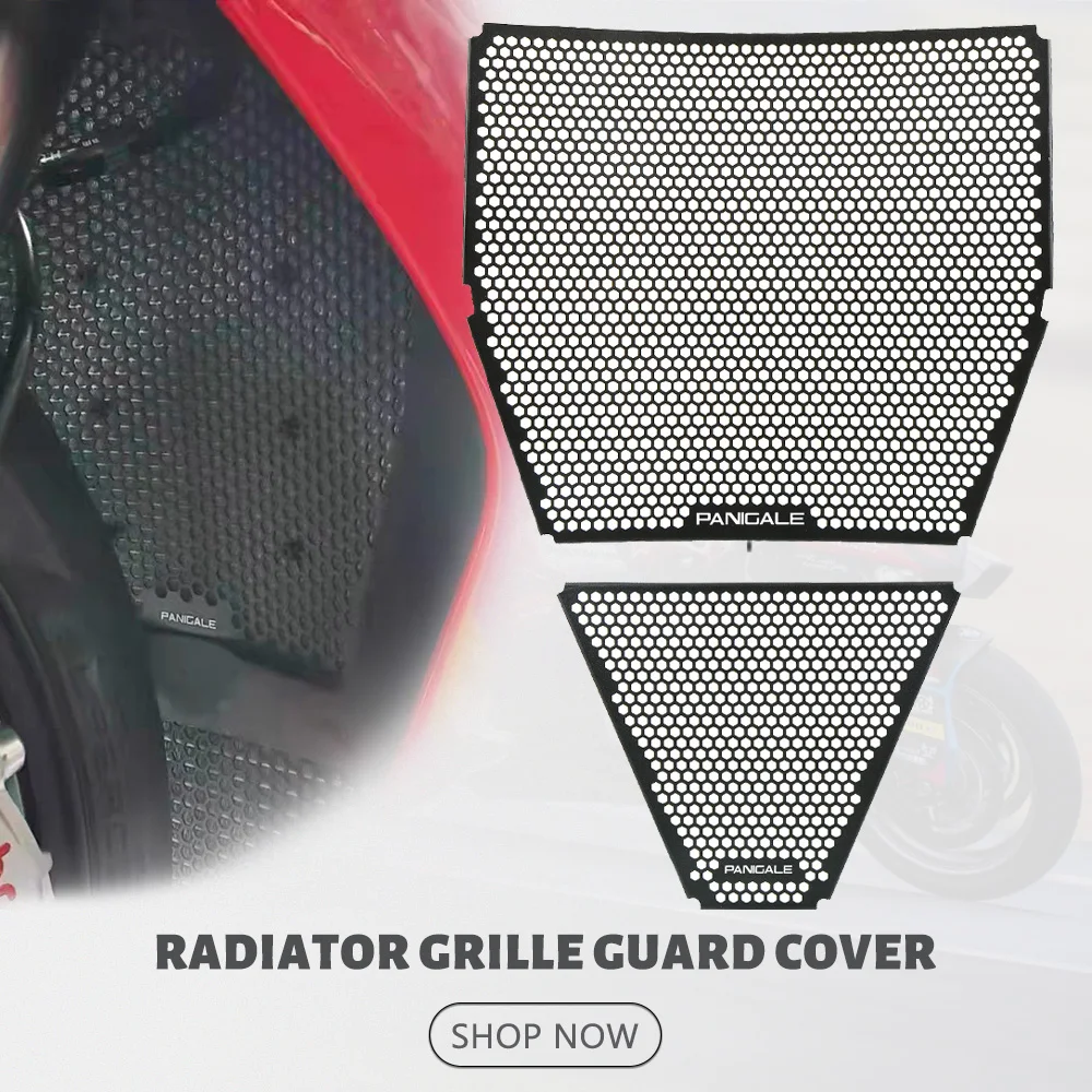 

Motorcycle Aluminum Radiator Grille Grill Guard Cover Protector For Ducati Panigale V4 S Panigale V4 R V4R V4S 2018 - 2022 2023