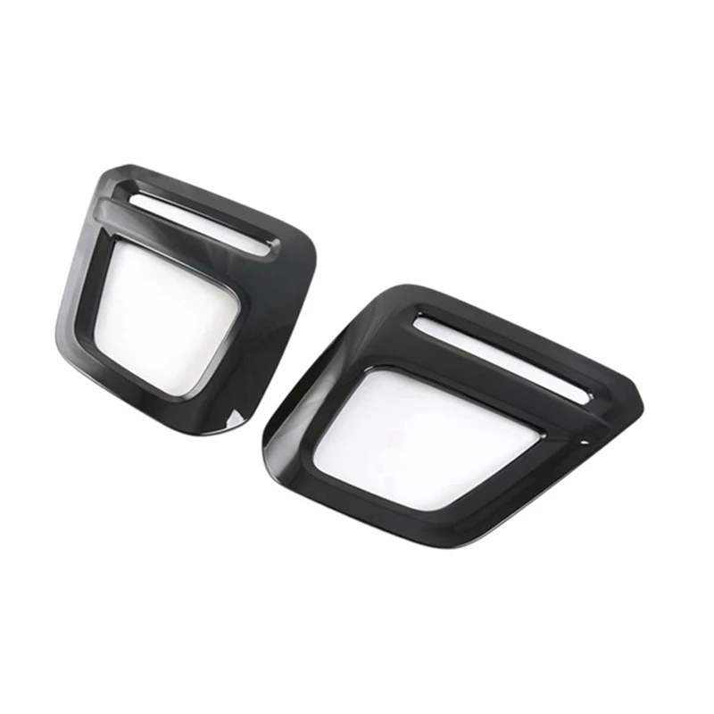 A024-Front Fog Lamp Cover Trim for Subaru Forester Sport/Touring/E-BOXER/IS/SK 2019-2021 Black Car Foglight Trims Stickers