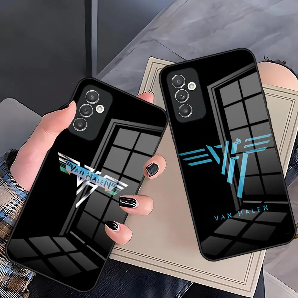 Eddie Van Halen Phone Case For Samsung S26 S25 Plus S20 S20 Plus S22 Ultra S23 FE S21 Plus S21 Ultra Glass Cover