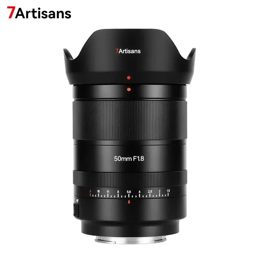 

7Artisans 50mm F1.8 AF Full Frame for Sony E Mount Camera Lens Support Facial Eye Recognition for A7M4 A7III