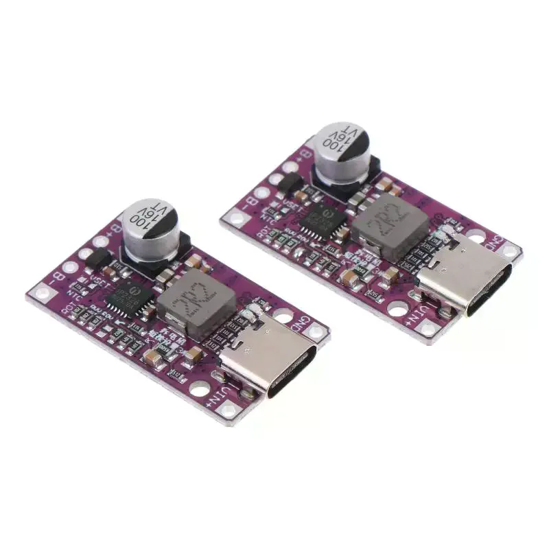 2S 3S Lithium Battery Charging Boost Module With Boost Fast Charging 15W Type C Input Charger Module For DIY Electronic Projects