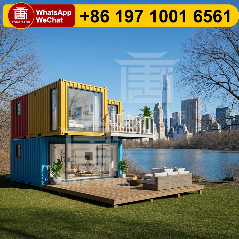 

Fabricated Homes Portable Modular Homes Factory Prefabrication Budget Friendly ISO CE Certificate Beach House Flat Pack House