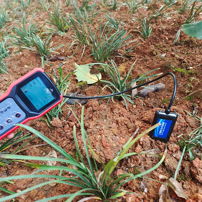 Draagbare Display Landbouw Monitoring Geïntegreerde Voedingstester Irrigatie Zigbee Rs485 EC Bodem Npk Sensor Met Datalogger