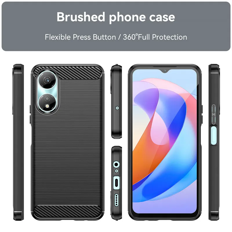 For Honor X5 Plus Case Honor X5 Plus Cover Soft TPU Shockproof Bumper Shield Protective Back Phone Cases On For Honor X5 Funda