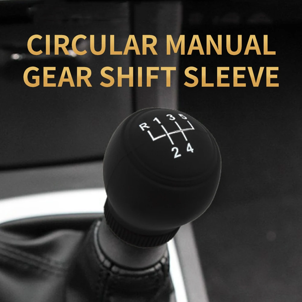 Universal Gear Shift Knob Silicone Cover Gear Rod Protect Case Dustproof WaterProof Lever Handle Skin Nonslip Manual Shifter