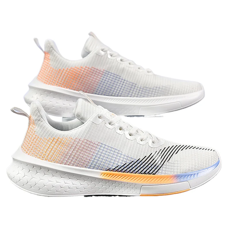 

Men's Women's New Lightweight Non-slip Lace-up Casual Sports Shoes Lovers Large Size Vulcanized Walking Shoes Кроссовки Мужские