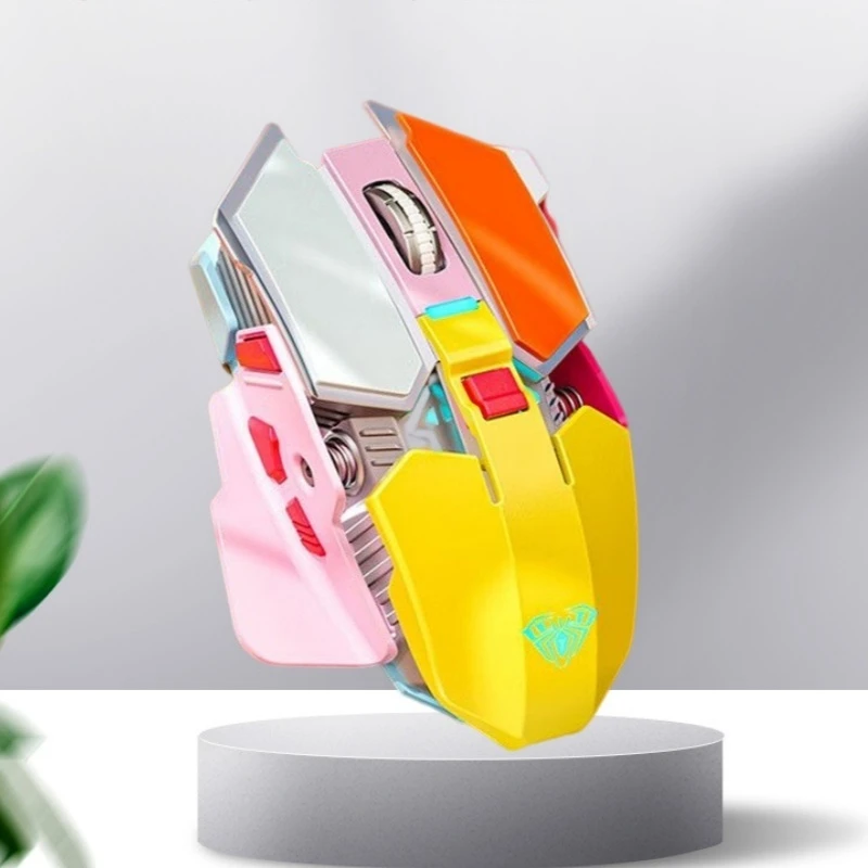 Mouse da gioco wireless Sc300 Molti pulsanti Mouse e-sport Blocco colore 3200 dpi Notebook Desktop Office Home Regali di gioco dedicati