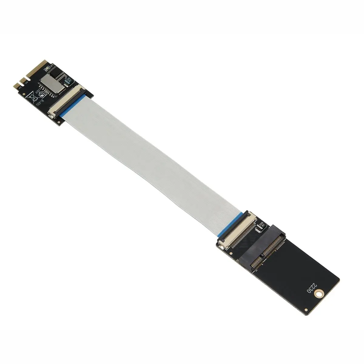 M.2 NGFF A+E Key WiFi Interface 2230 to M.2 E Key and TF Slot Expansion Card Adapter WiFi Network Card Extension Cable