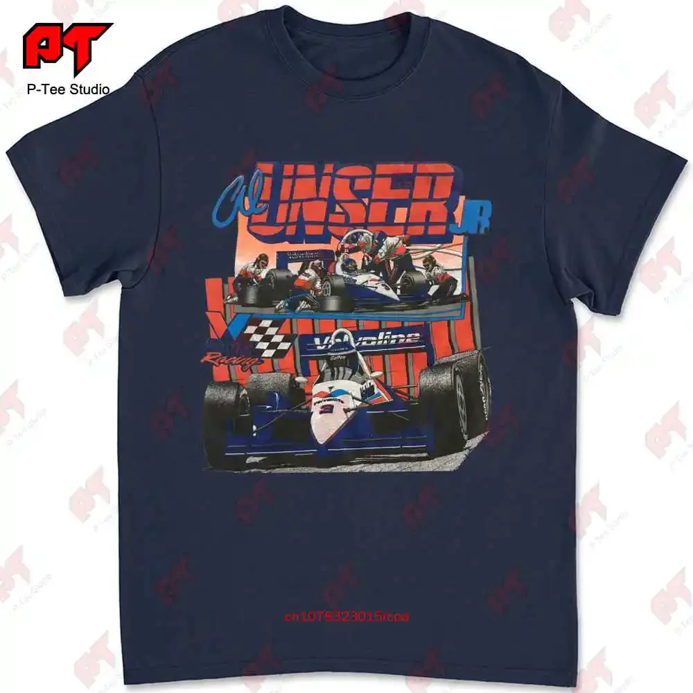 1992 Al Unser Jr Valvoline Racing Indy T-shirt V9XW