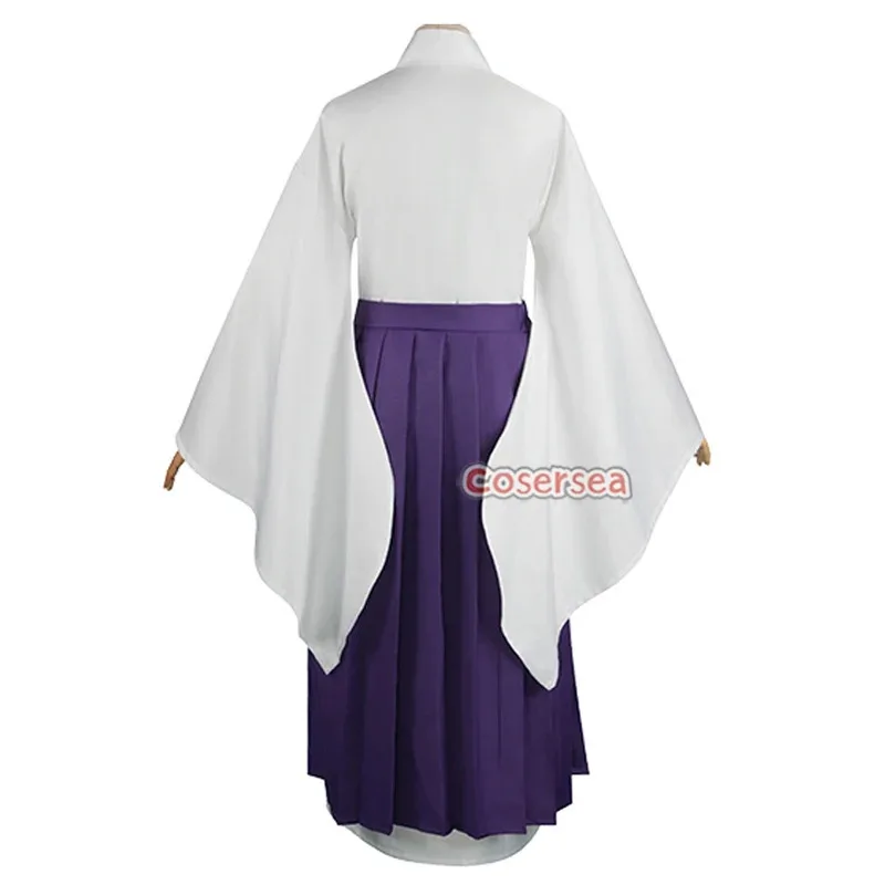 Cosersea Uraume 코스프레 의상 Jujutsu Kaise Uraume 스님 의상 기모노 역할 놀이 파티 남자 유니폼 할로윈 의상 풀 세트