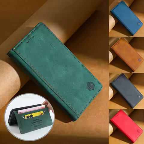 Leather Wallet Case for S23 S22 S21 Samsung Galaxy Note20 Ultra S20 FE S10 Plus A72 A52s A71 A51 A32 A21s A22 Flip Cover A54 A53
