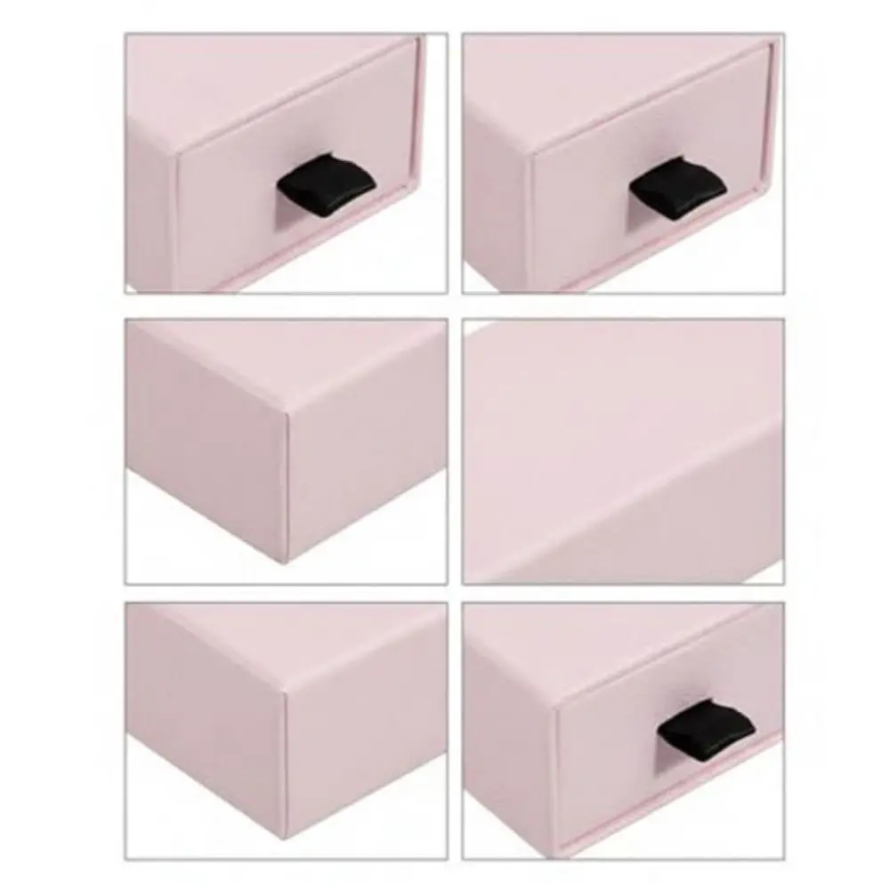 Square Small Gift Boxes Drawer Style Large Capacity Gift Wrapping Boxes Kraft Paper Packaging Box