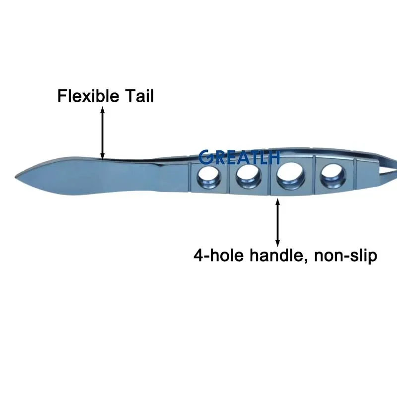 Curved/straight/angle ophthalmic forceps akahoshi prechopper tweezer ophthalmic titanu oční víčko nástroje ophthalmic měřici zařízení