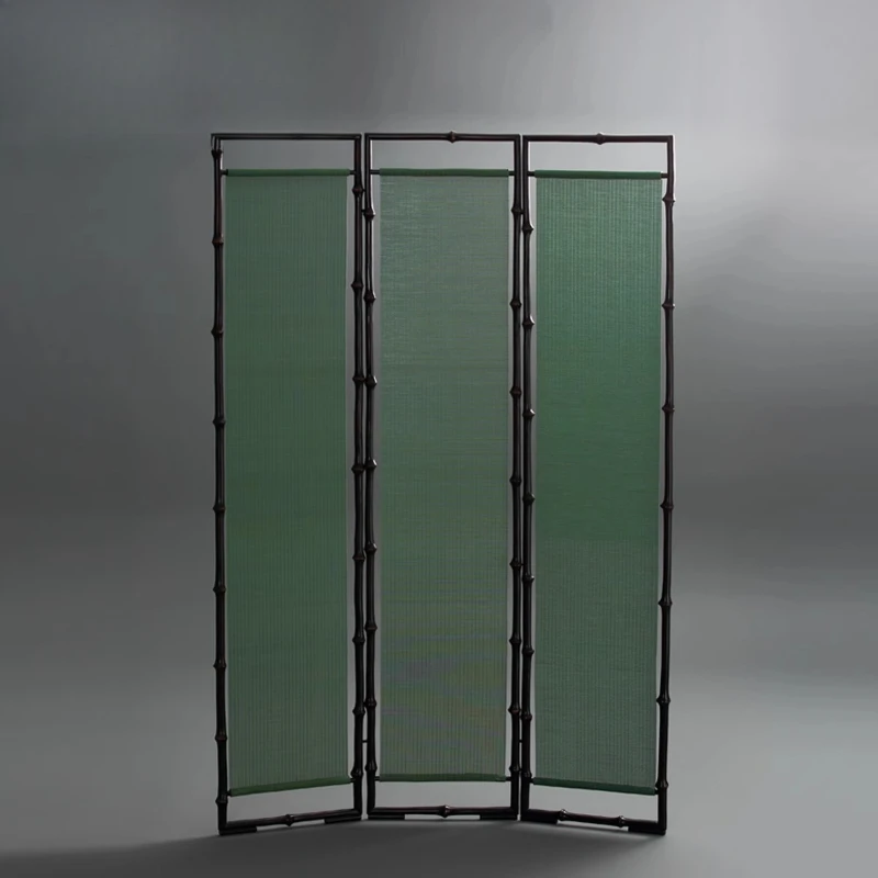 

Bamboo filament screen, partition living room Chinese block mobile folding entrance tea room bedroom
