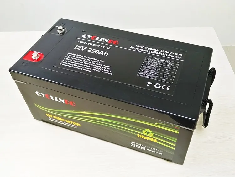 Rechargeable battery 250ah 12v lifepo4 battery pack for solar system