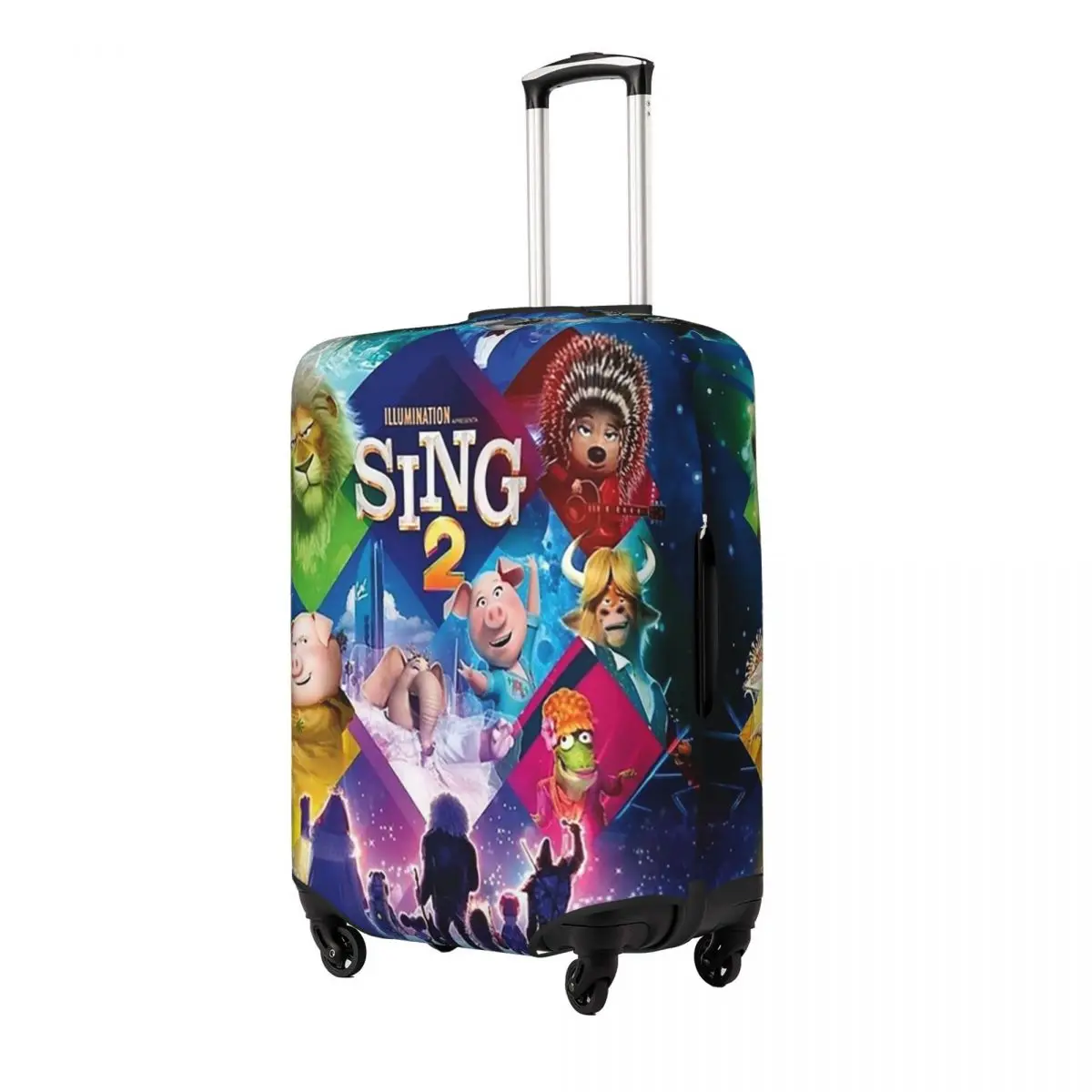 

Movie Sing 2 Suitcase Cover Protection Elastic Travel Luggage Protector Covers for 18-32 Inch