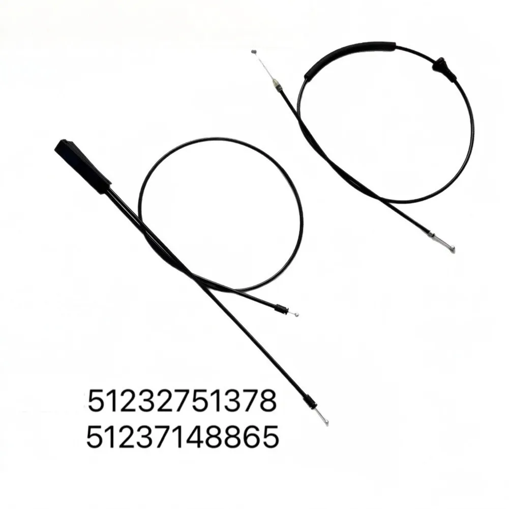 Replacement Hood Release Cable Set 51232751378 51237148865 for Mini Cooper R55 R56 R57 R58 R59 2007-2015 Coupe