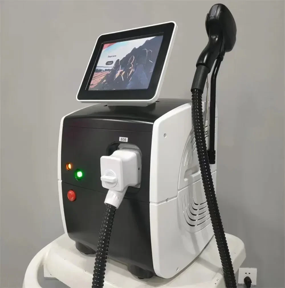 2024 Professional Permanent Diode Laser Hair Removal Machine 3000w Ice Titanium No Pain 808nm 755nm 1064nm Body Face