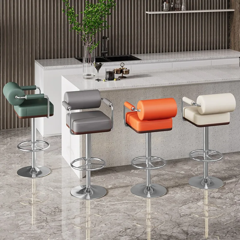 

island Chair Modern Bar Stools Salon Chairs Swivel counter Stool High Kitchen Home Banks Gaming taburete alto Designer Design