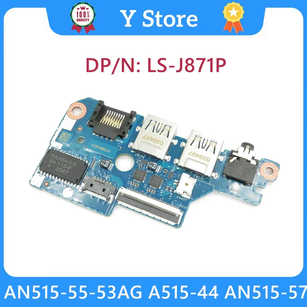 

Y Store Original FH51M LS-J871P For Acer Nitro 5 AN515-55-53AG A515-44 AN515-57 USB ENTERNET Audio Board With Cable Fast Ship