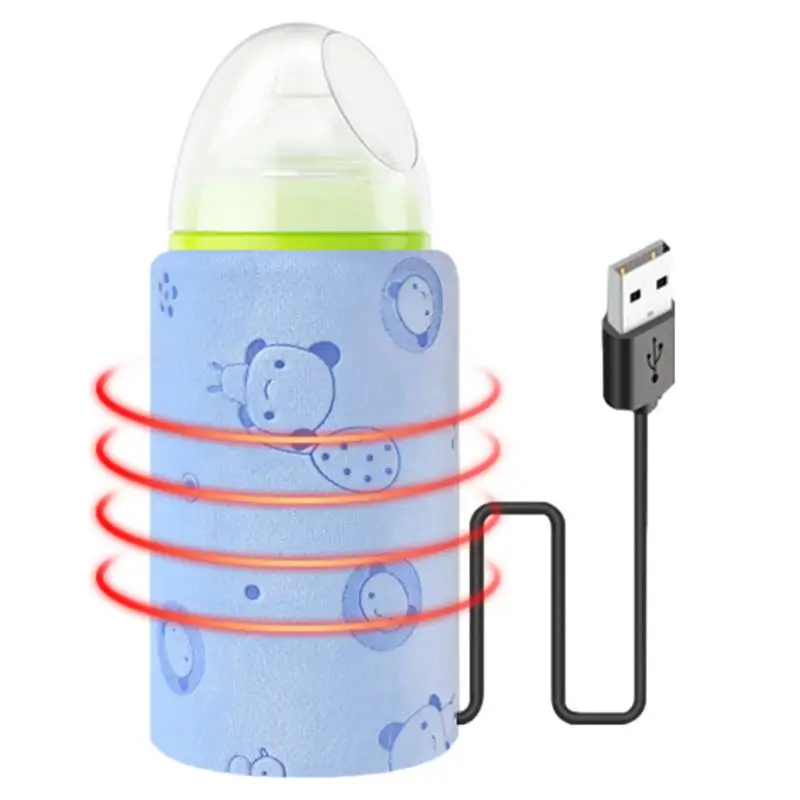 

Bottle Warmer Portable USB Milk Warmer Portable Insulation Cover USB Milk Warmer Bag Nursing Bottle Heat Keeper Heating Sleeve