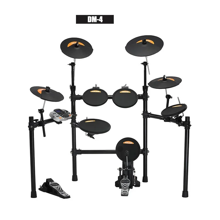 

Aroma Professional Electric Drum Set Five-drum Four-cymbal Stepping Hammer