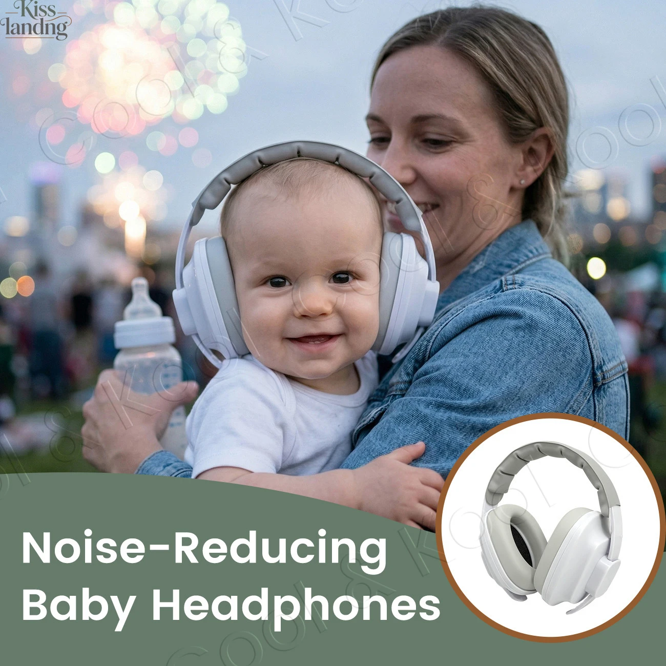 Baby  Earmuffs, Adjustable Noise Reduction Headphones with Ultra-Soft Padding for 3 Months to 3 Years Old