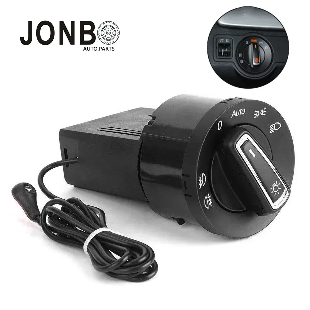 JONBO 3BD941531 1C0941531  Auto Headlight Lamp Control Switch Light Sensor For VW Golf Jetta Passat Polo Beetle