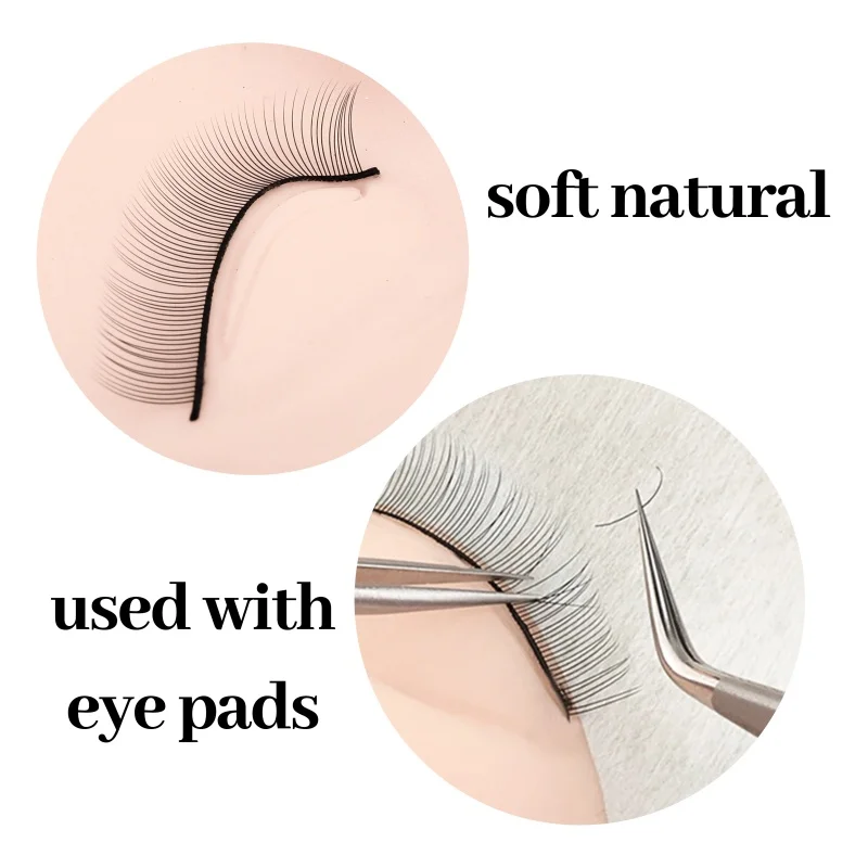 مجموعة أدوات تمديد الرموش الصناعية الممارسة للمبتدئين نموذج الرأس المزيف رموش التدريب المورد أدوات المكياج