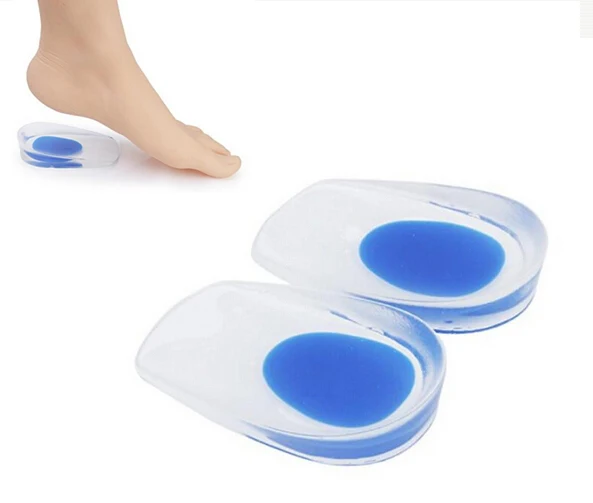 Silicone Gel Heel Cushion Insoles Relief Foot Pain Soft Inserts Foot Pain Protectors Men Women Support Shoe Pad High Heel Insert