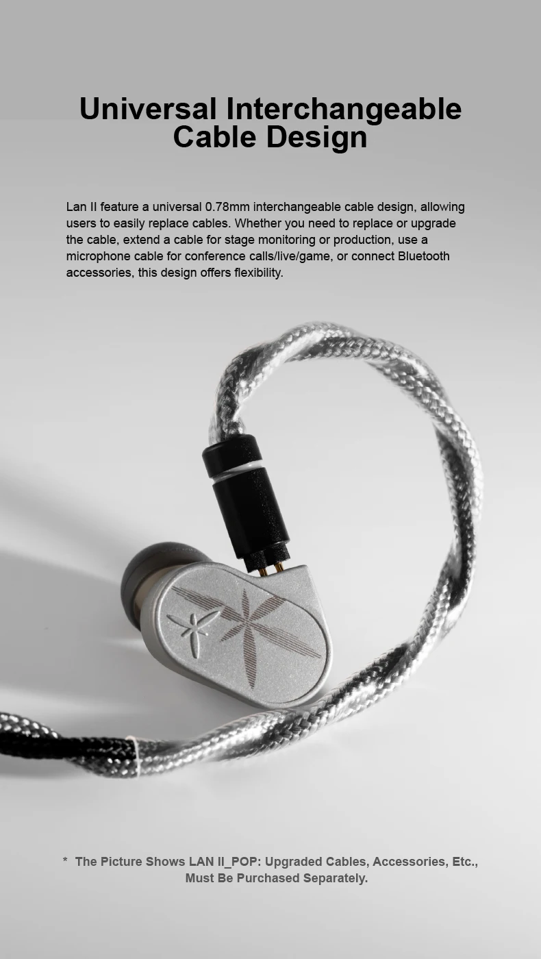 Vorbestellung: MOONDROP LAN 2 Dual-Magnet-Treiber In-Ear-Monitore mit extrem geringer Verzerrung und austauschbarem Kabel – Detail 9