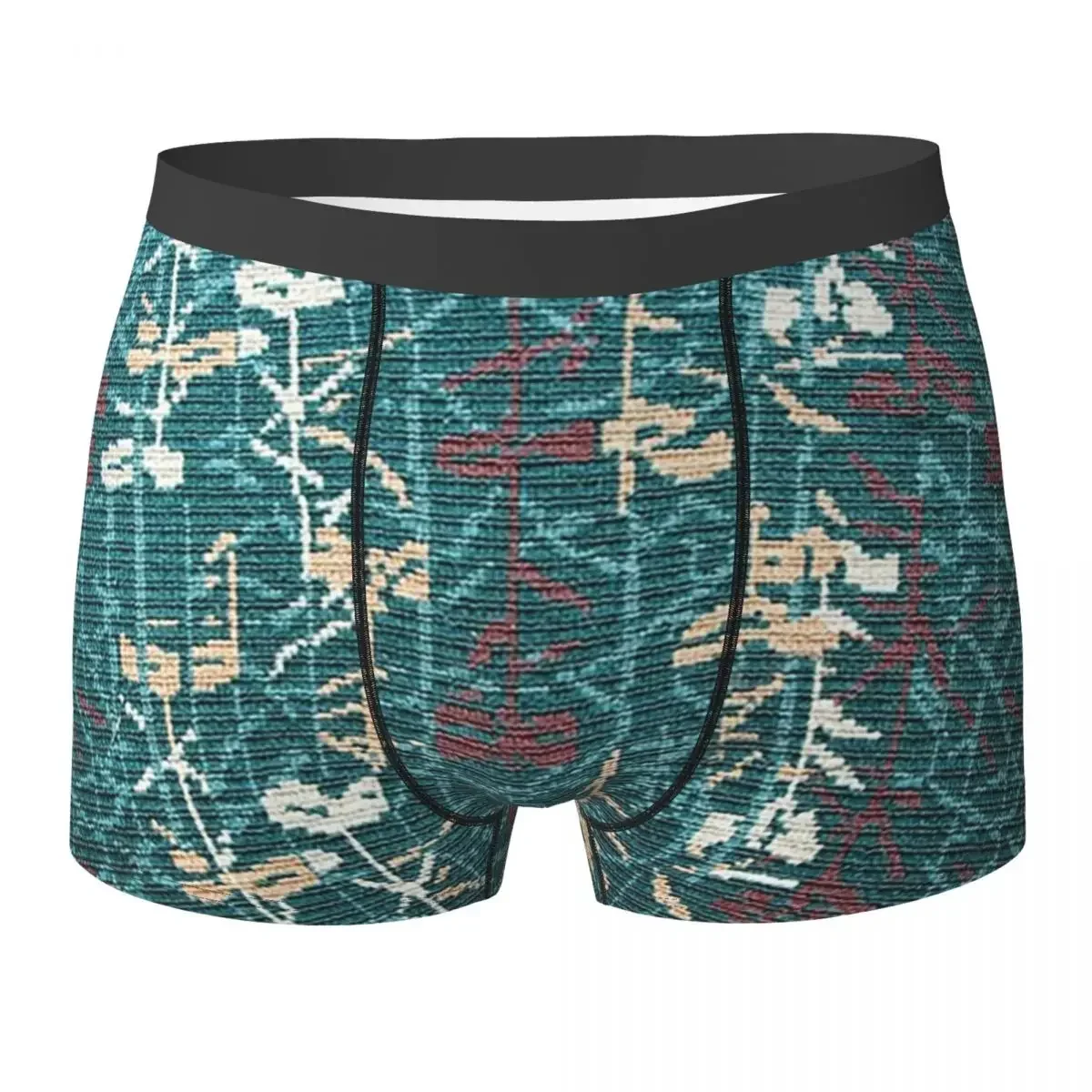 Boxer Underpants Shorts MCO Orlando International Airport Carpet Panties Male Comfortable Underwear For Homme Man Boyfriend Gift