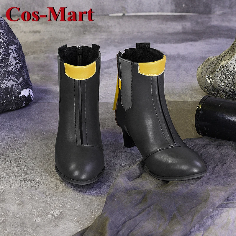 Cos-Mart Game Honkai: Star Rail 7 de marzo/Stelle/Kafka/Seele zapatos Cosplay botas universales de tacón alto juego de rol accesorios usados