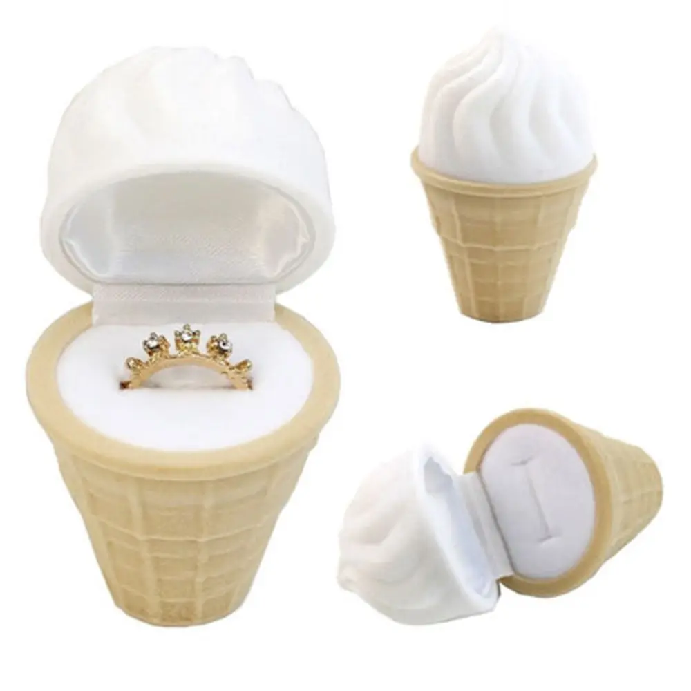 Ice Cream Cute Jewelry Box Wedding Ring Earring Display Box Display Gift
