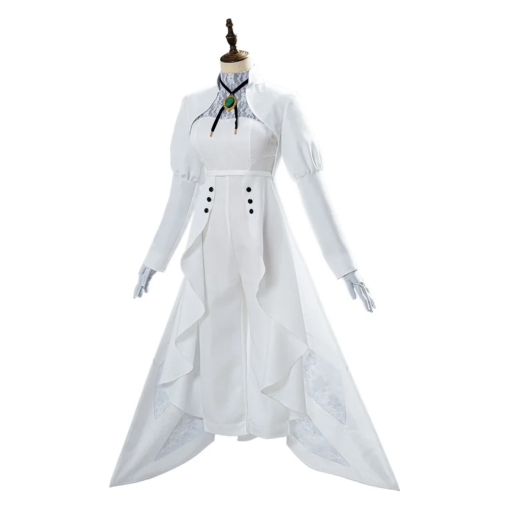 Anime Violet Evergarden Cosplay Eternity and the Auto Memories Doll Cosplay Costume Outfit Halloween Carnival White French Dress