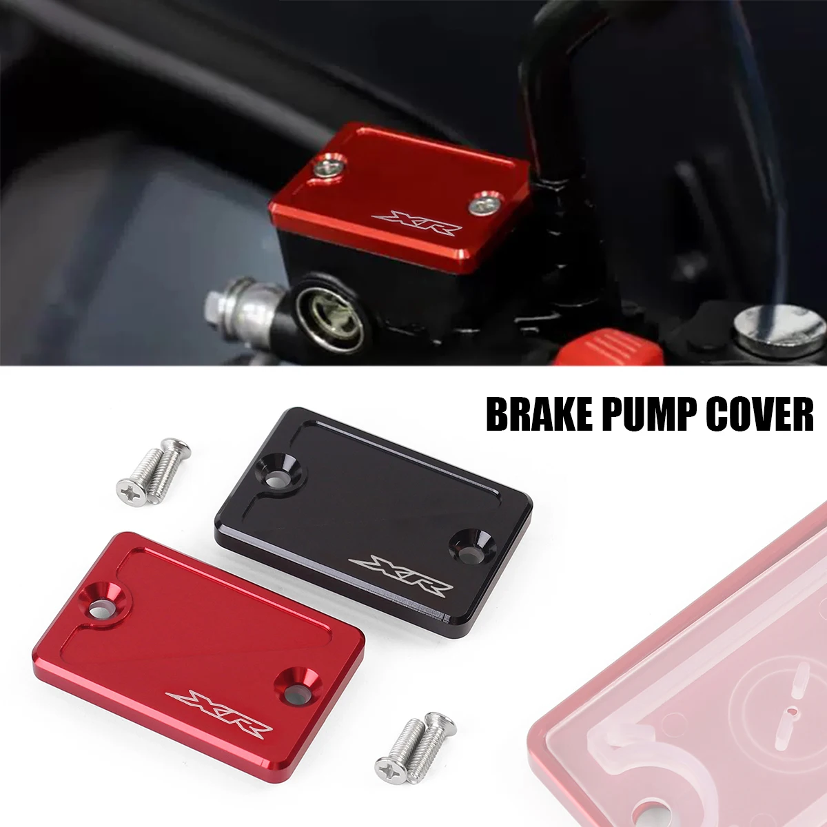 

Алюминиевая крышка бачка передней тормозной жидкости с ЧПУ для мотоцикла Honda XR600R XR650L XR 230/250/400 Motard