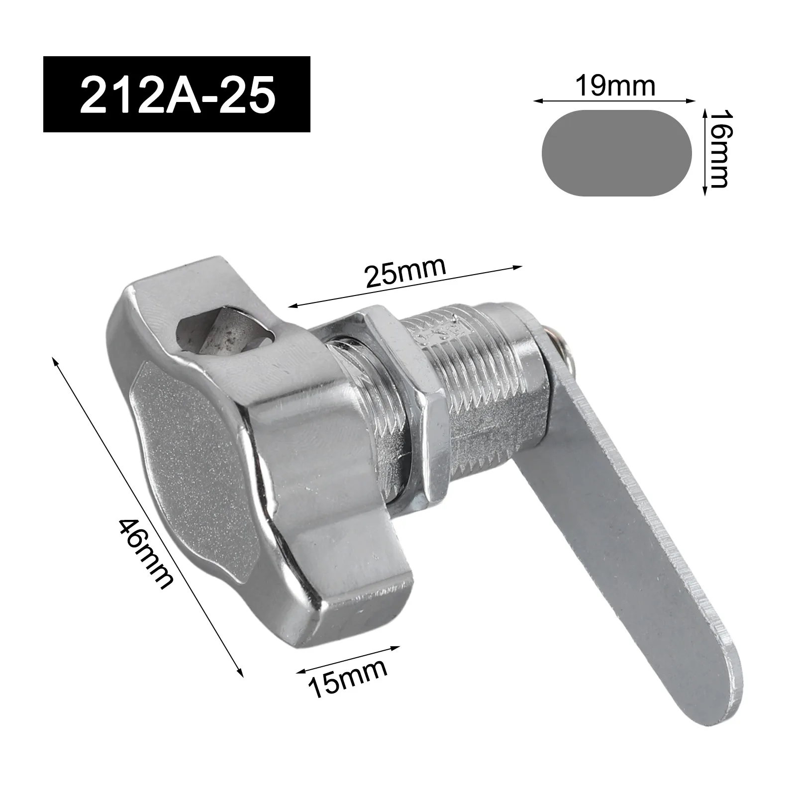 Kast Cam Lock Kastdeur Hangslot Zinklegering Keyless Mechanisch Deurslot Distributie Kastdeurslot Handvat Slotgereedschap