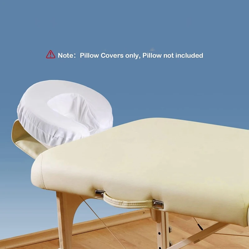 LICE-12Pcs penutup ayunan wajah, untuk meja pijat dapat digunakan kembali sandaran meja, penutup dudukan kepala tahan minyak