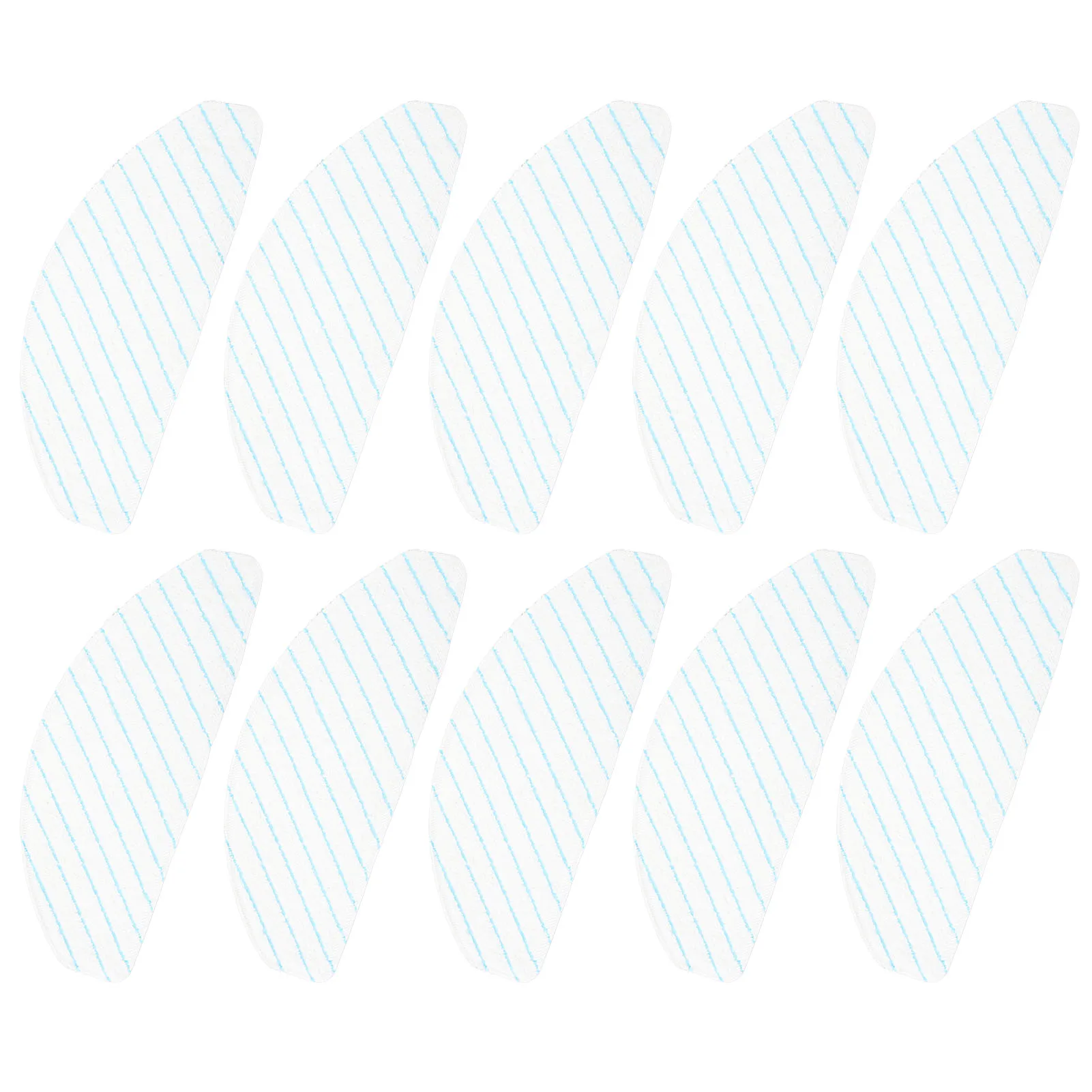 Esfregão descartável de microfibra robô varrendo, Substituição de alta absorção, Panos esfregando para T9, T8, AIVI, N8, 10pcs