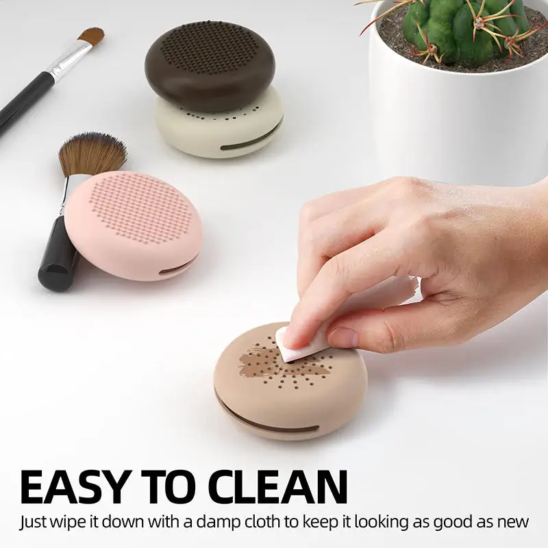 Makeup Sponge Holder Breathable Cosmetic Puff Holder Box Eco-Friendly Silicone Multi-hole Beauty Powder Puff Storage Case