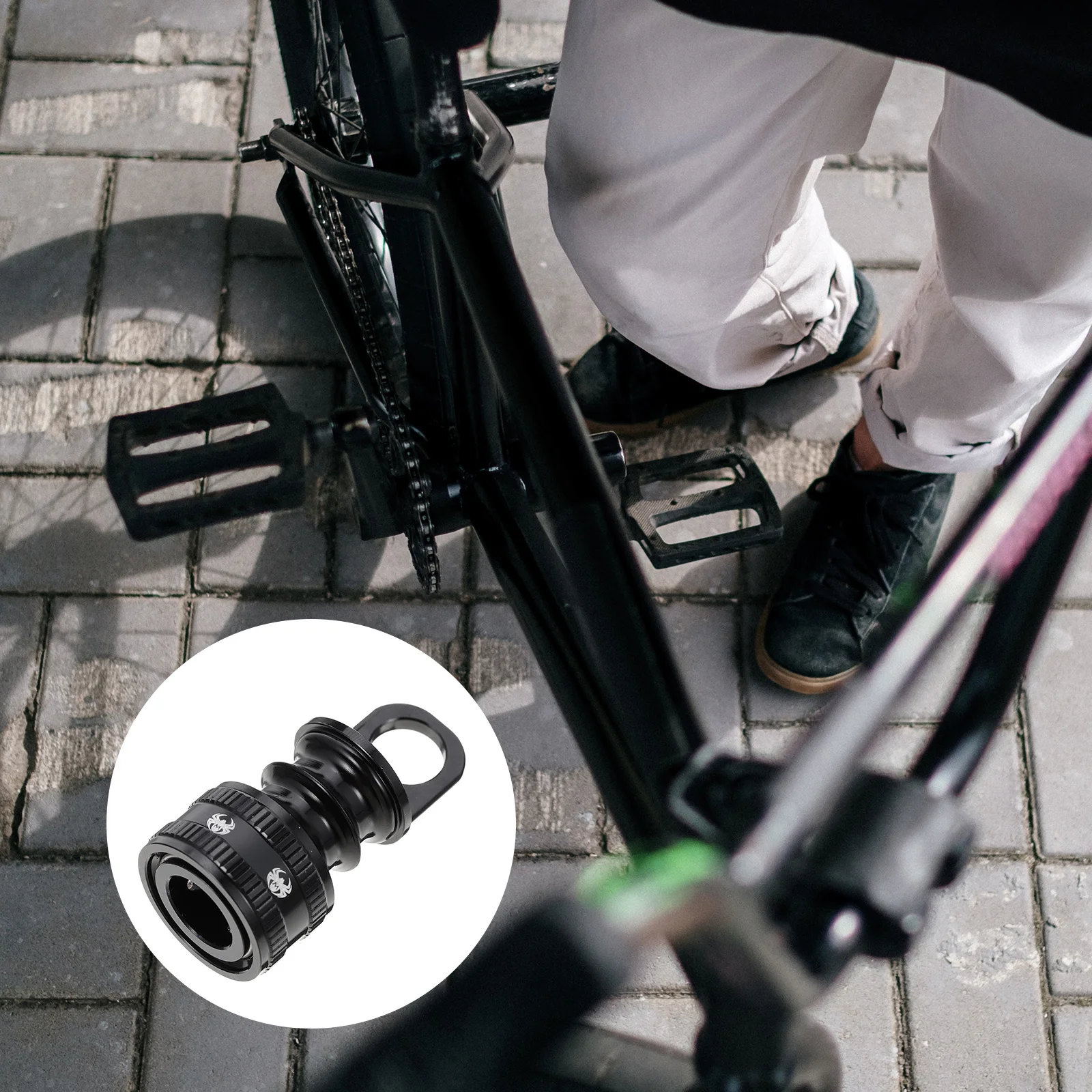 1Set Long Lasting Aluminum Pedal Buckle Quick Release Folding Bike Mounts Bike Parts Pedal Removal Tool Quick Release Buckle