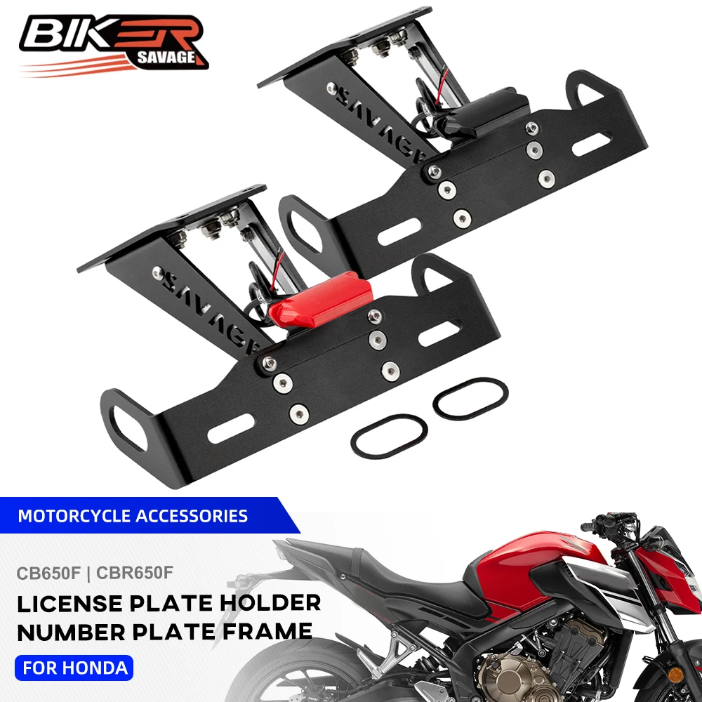 Rear Tail Tidy Fender Eliminator Kit License Plate Holder For HONDA CB650F CBR650F 2014-2018 Motor Registration Plate Bracket