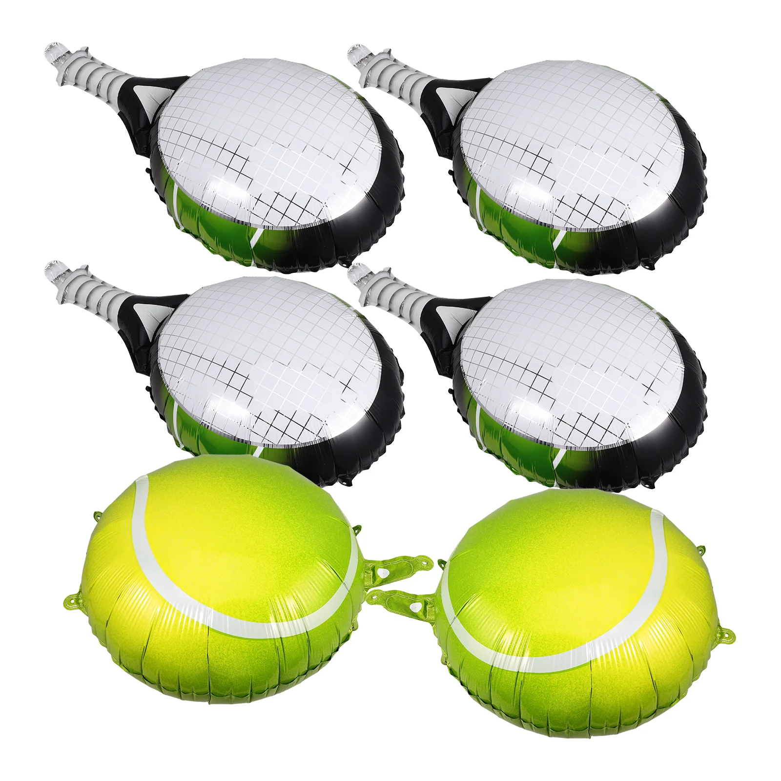 Inflatable Tennis Decoration Ball and Racket Balloons for Party Decorative Baby Shower Water Launcher