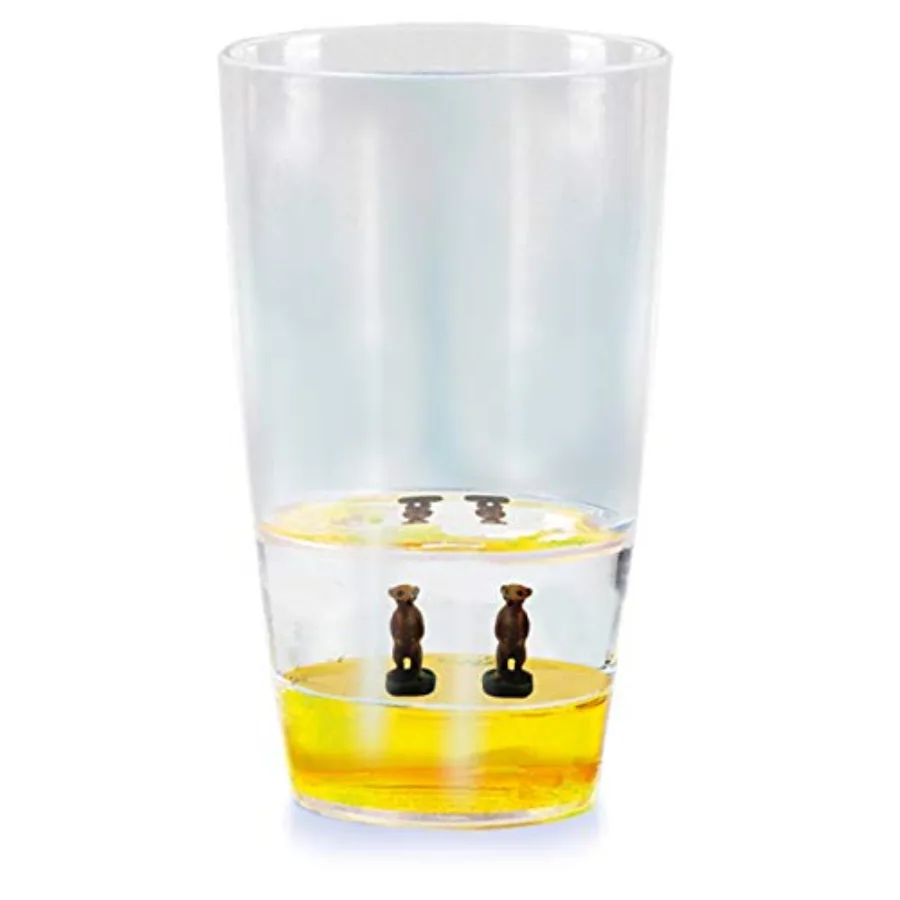 Tumbler - from. 9oz BPA-Free Acrylic Plastic Drinking Glasses with Floating Animal Figurines. Cute Drinkware and Novelty Glassw