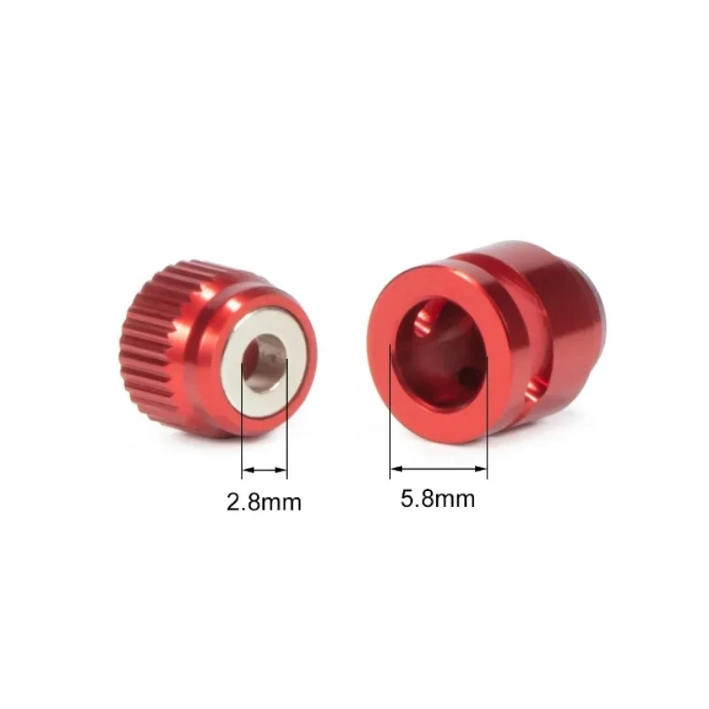Localizador de agujeros para carrocería de coche RC, postes de carcasa, piezas magnéticas fijas para Tamiya SCX10 TRX4 HSP, modelo Drift, accesorios modificados para coche