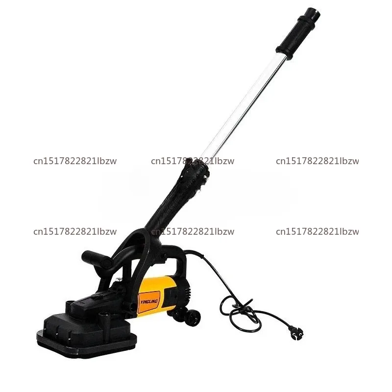 3800W Handheld Rough Grinder Dust-free Plasterer Long Rod Polishing Floor Grinder Concrete Grinding Machine