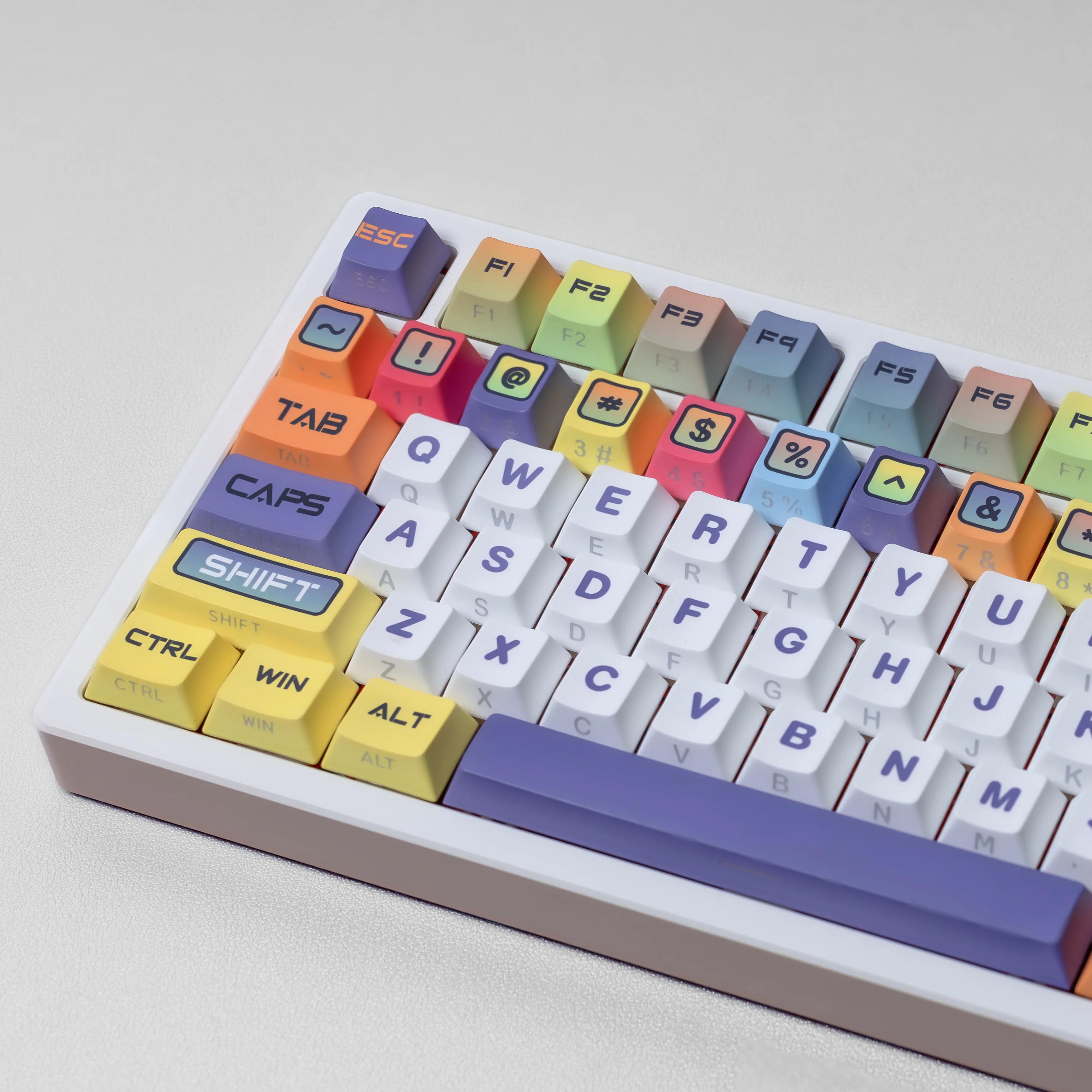 Custom JCM Cartoon Keycaps Dye Sub PBT Side Light Cherry Profile Korean German French Spanish Russian for HI98 Keyboard Gift