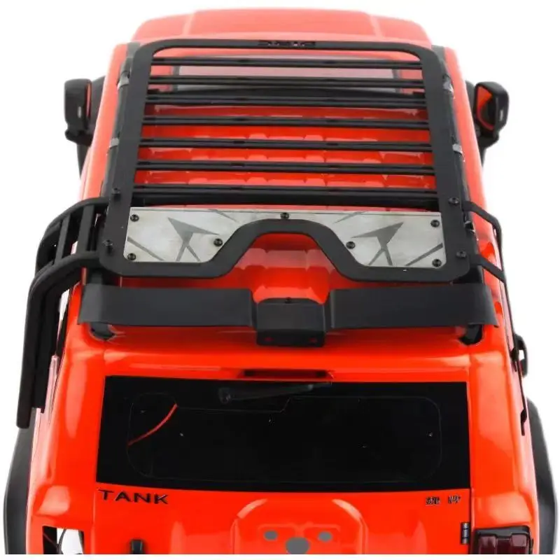 D1RC Thunder KM Tank 300 1/8 Model Climbing Vehicle Metal Simulation Extension Tail Wing Modification